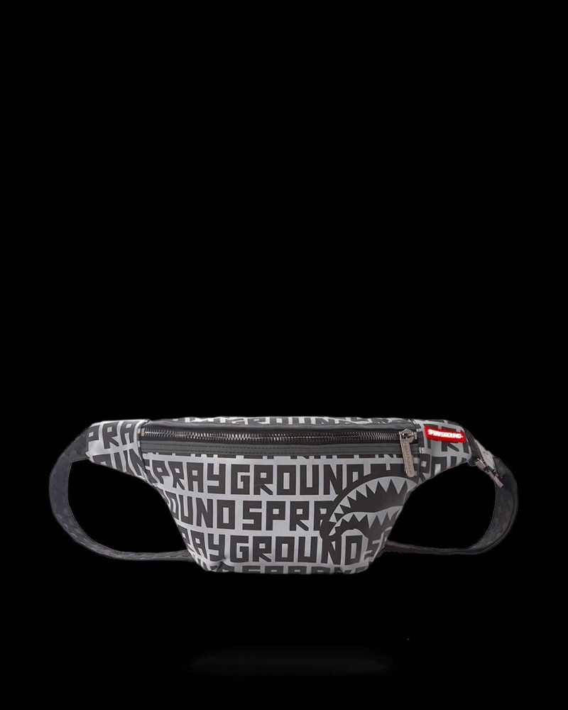 Sprayground Waist bag SPRAYGROUND INFINITY 3M SAVVY CROSSBODY Black | RKTUF6934