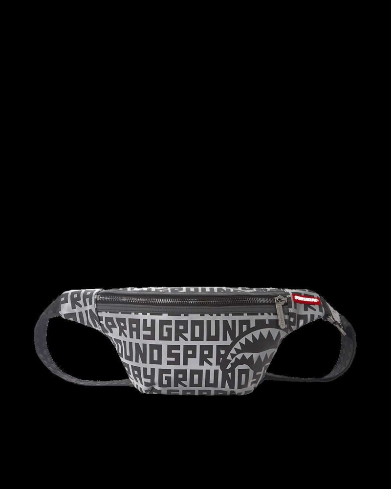 Sprayground Waist bag SPRAYGROUND INFINITY 3M SAVVY CROSSBODY Black | RKTUF6934