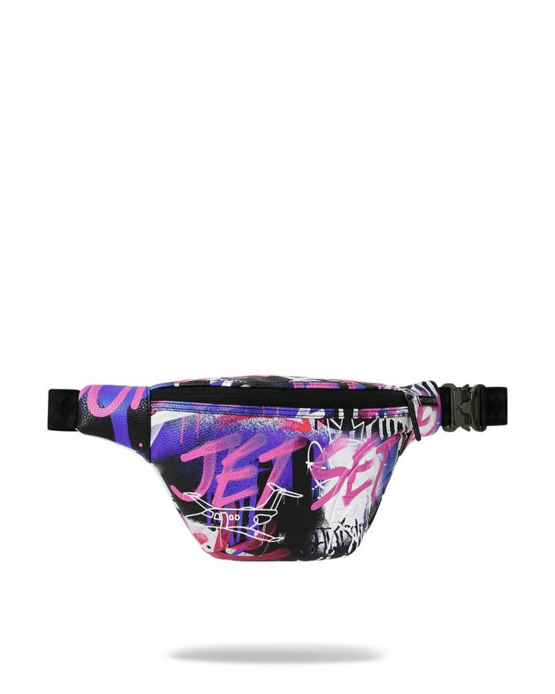 Sprayground Waist bag VANDAL COUTURE CROSSBODY Purple | CZWDL8304