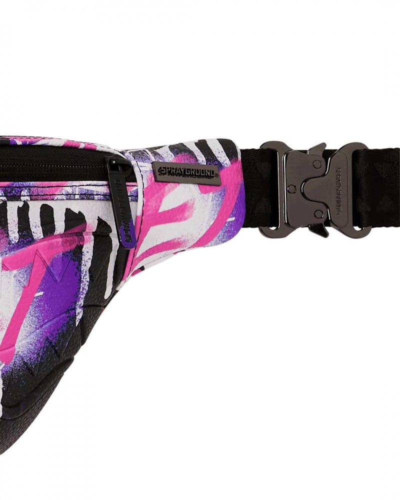 Sprayground Waist bag VANDAL COUTURE CROSSBODY Purple | CZWDL8304