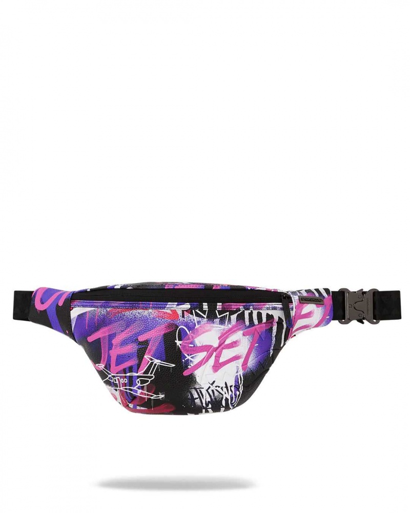 Sprayground Waist bag VANDAL COUTURE CROSSBODY Purple | CZWDL8304