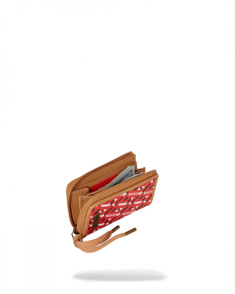 Sprayground Wallet 3DSG WALLET Red | JXAVB9120