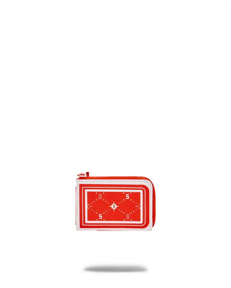 Sprayground Wallet BANDANA WALLET Red | FLKRX7506