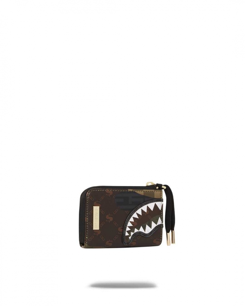 Sprayground Wallet BRANDED WALLET Camo Brown | SZNWF5694