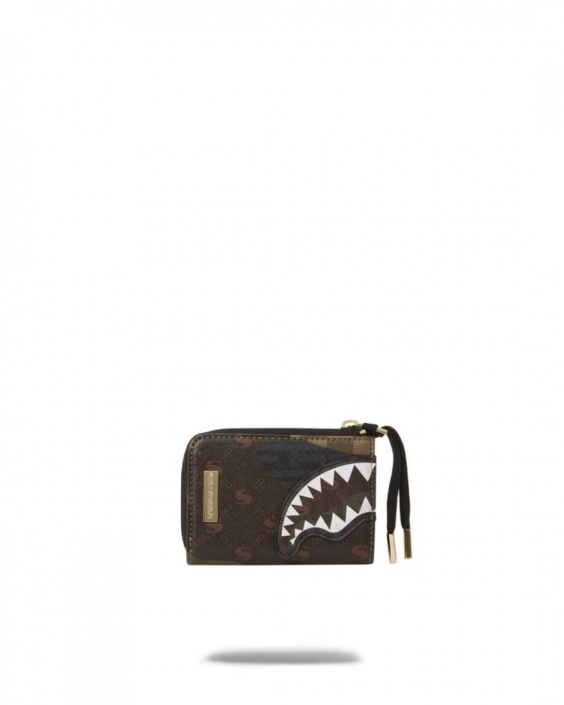 Sprayground Wallet BRANDED WALLET Camo Brown | SZNWF5694