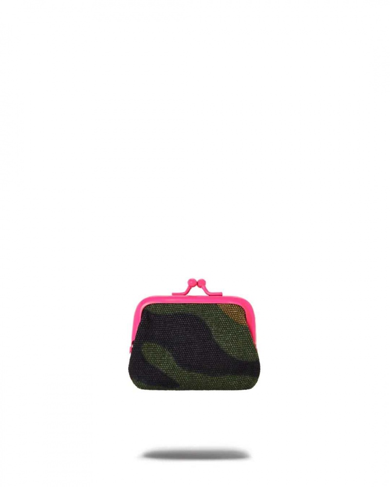 Sprayground Wallet CAMOPINK COIN Green | WSXJZ1836