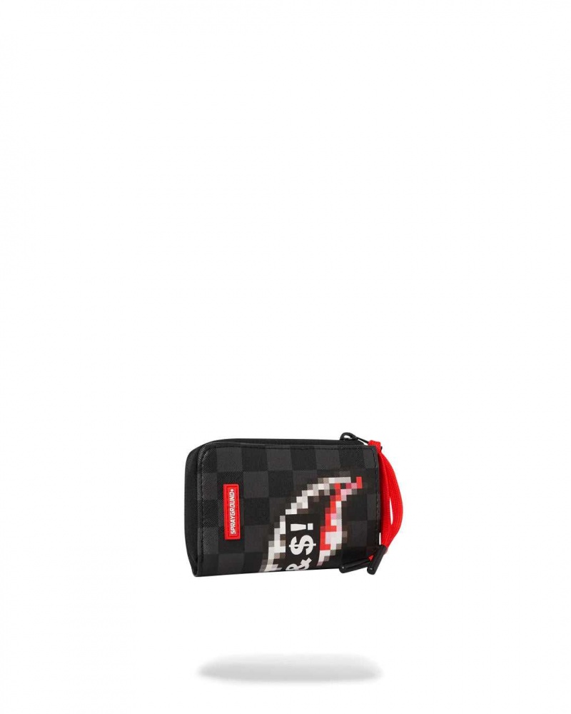 Sprayground Wallet CENSORED WALLET Black | NKEOB6728