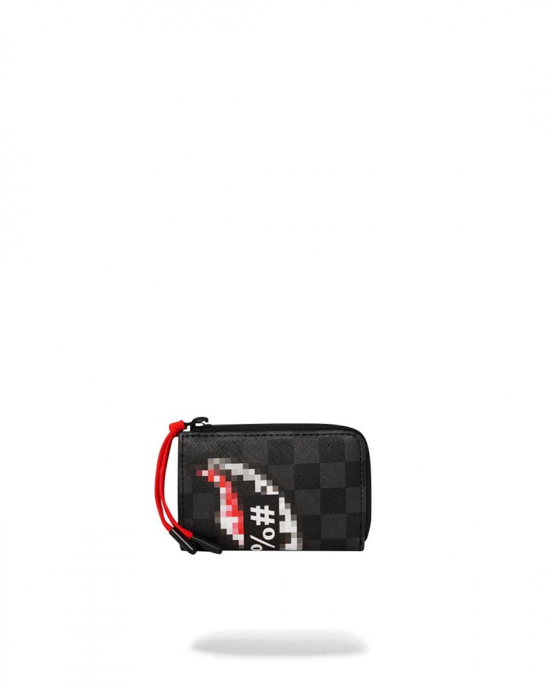 Sprayground Wallet CENSORED WALLET Black | NKEOB6728