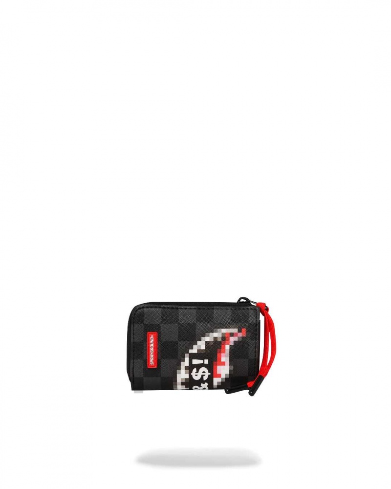 Sprayground Wallet CENSORED WALLET Black | NKEOB6728