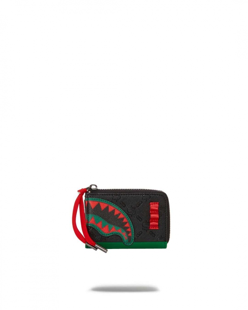 Sprayground Wallet DENIRO WALLET Green | LZGWB1834