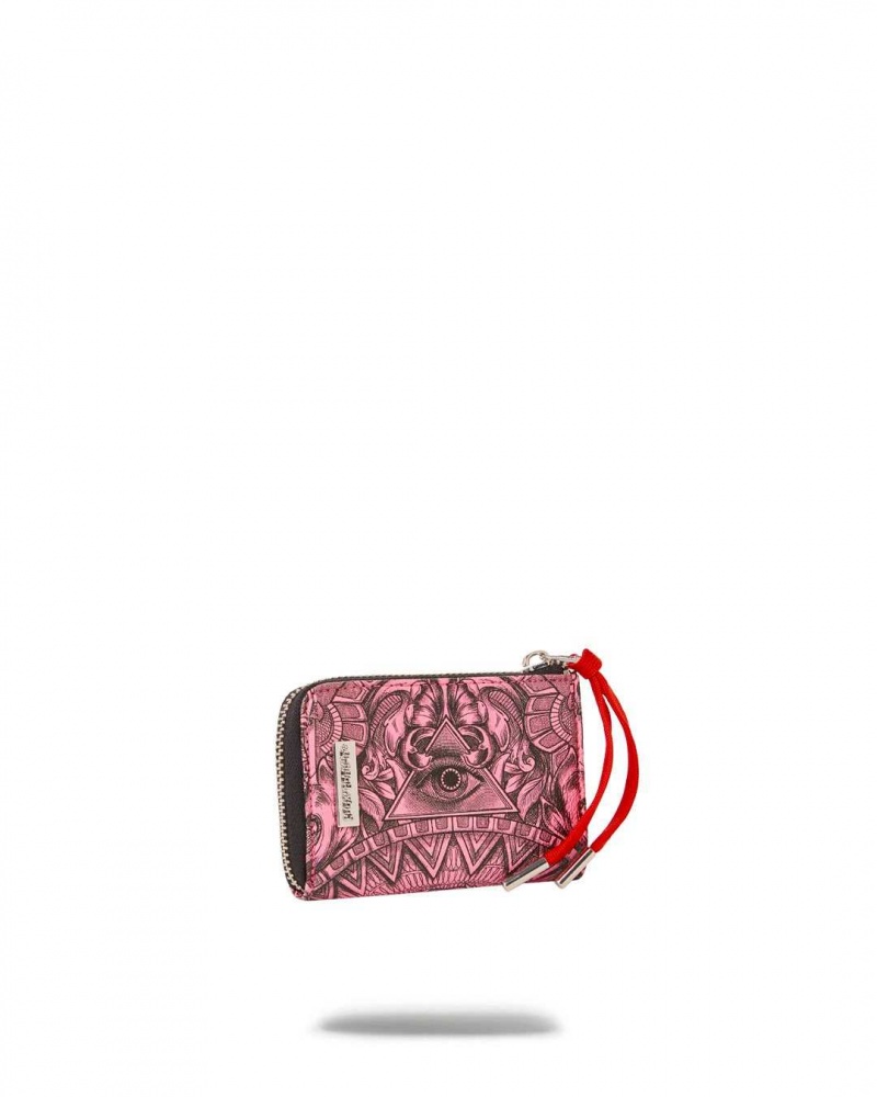 Sprayground Wallet MONEY TECHNIQUE WALLET Pink | MVZAN7148