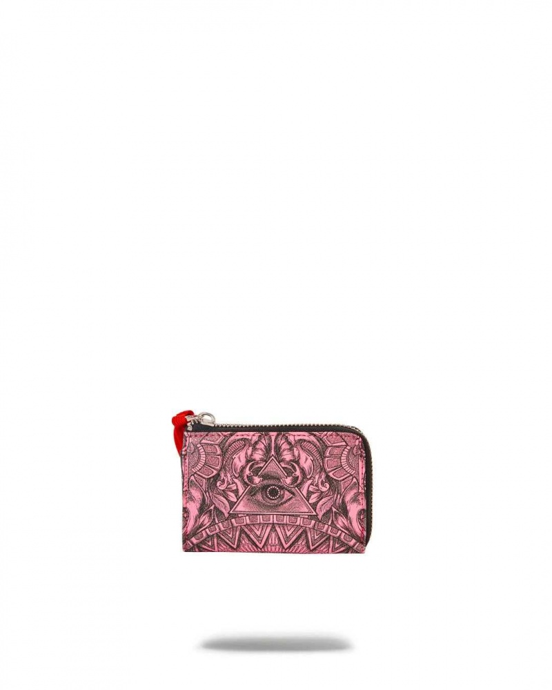 Sprayground Wallet MONEY TECHNIQUE WALLET Pink | MVZAN7148