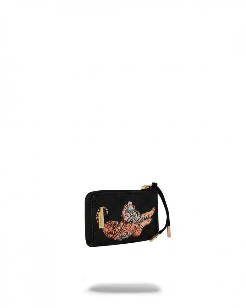 Sprayground Wallet MONEY TIGERS WALLET Black | NXIYJ4568