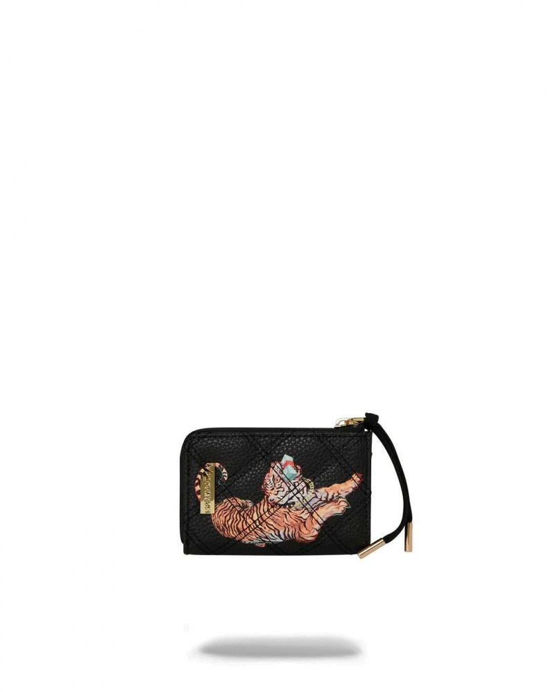 Sprayground Wallet MONEY TIGERS WALLET Black | NXIYJ4568