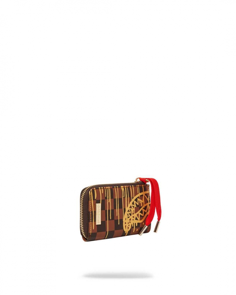 Sprayground Wallet PARIS PAINT WALLET Brown | IMKGJ8613