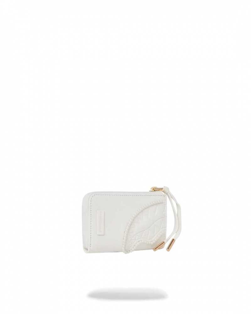 Sprayground Wallet PEARL SHARKMOUTH WALLET White | DZGKY0396