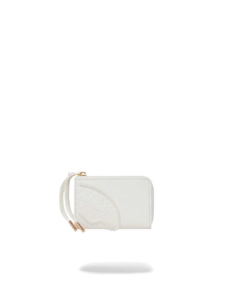 Sprayground Wallet PEARL SHARKMOUTH WALLET White | DZGKY0396