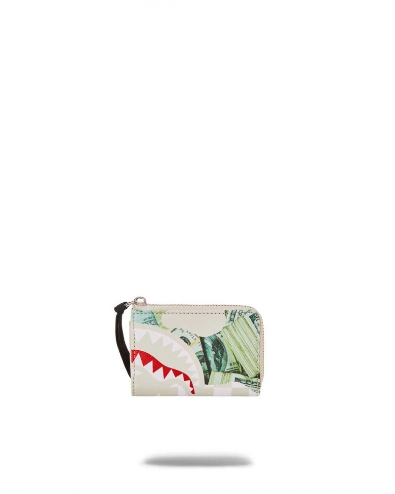 Sprayground Wallet POWDER MONEY WALLET White | JCURK7231