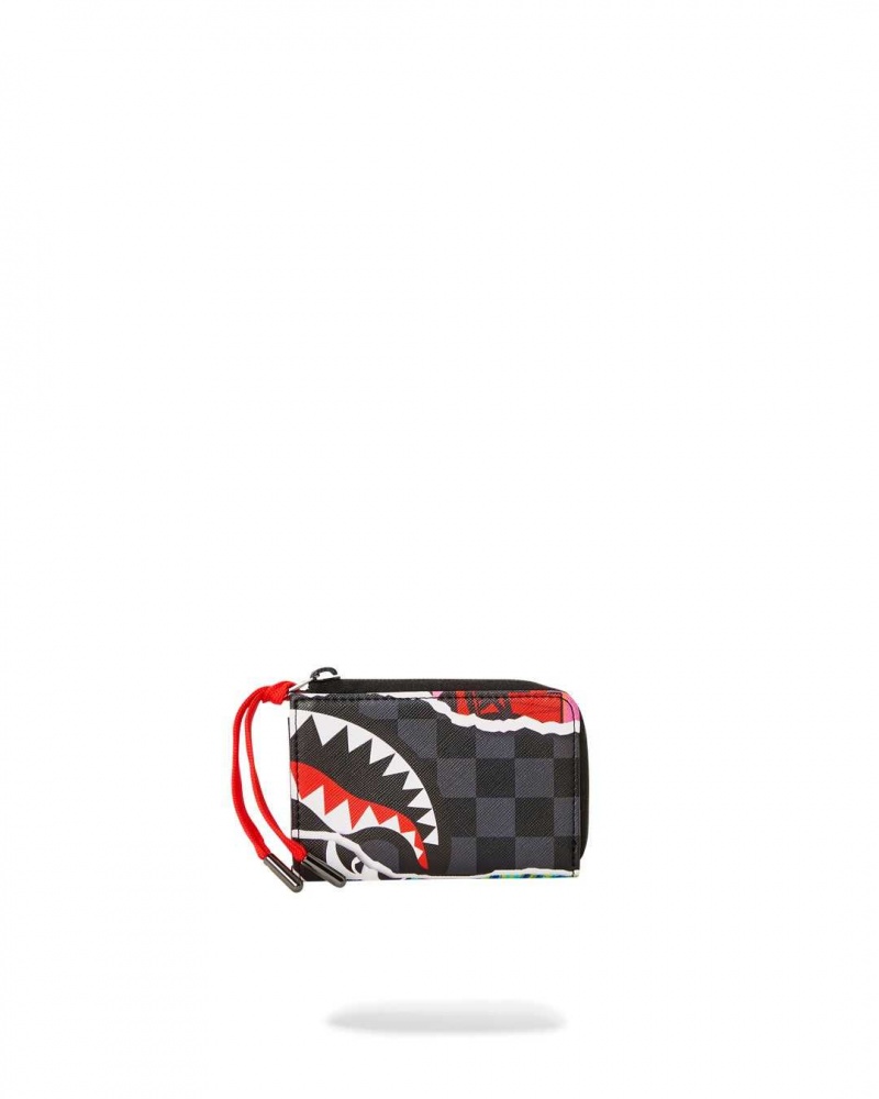 Sprayground Wallet PULL AWAY WALLET Black | DFSXZ7380