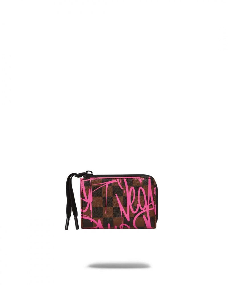 Sprayground Wallet SHARKS IN NEW YORK WALLET Fuchsia | MKCIN8604