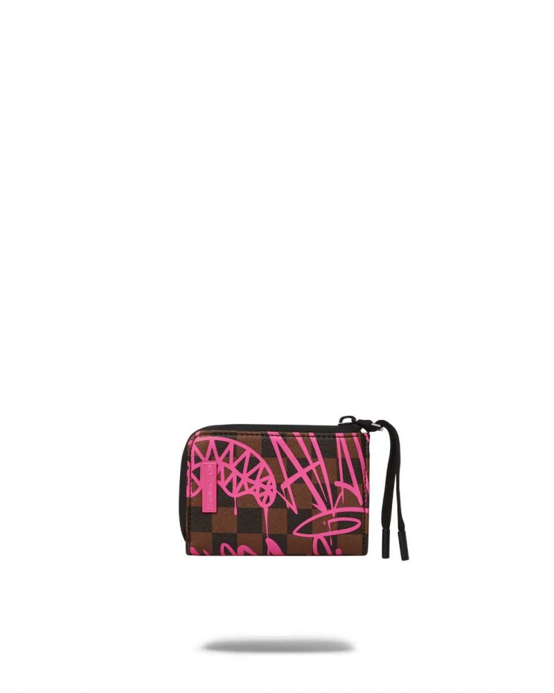 Sprayground Wallet SHARKS IN NEW YORK WALLET Fuchsia | MKCIN8604