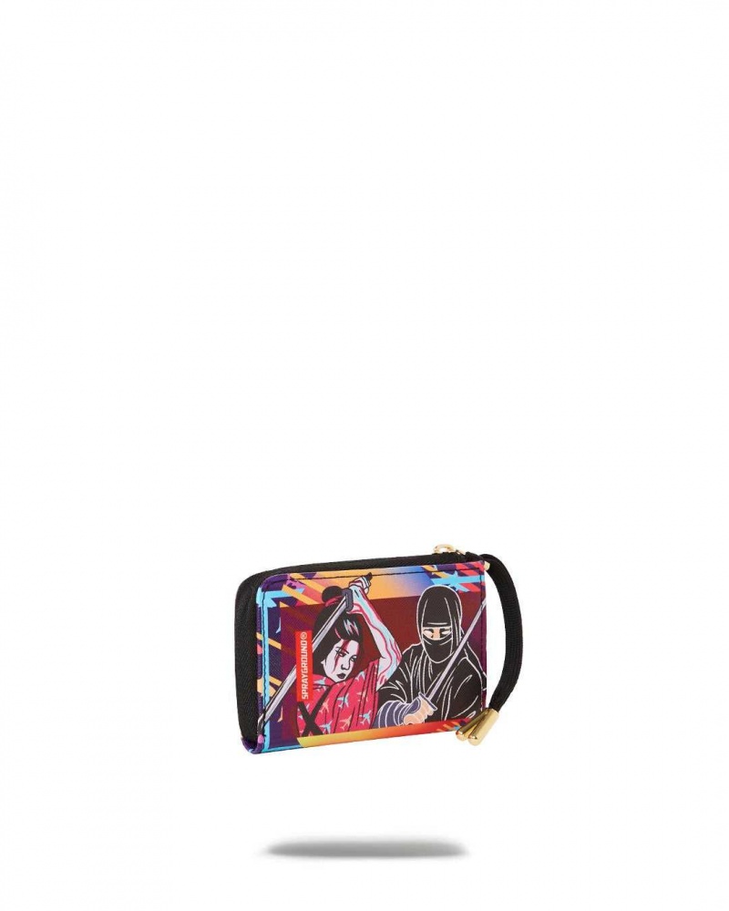 Sprayground Wallet SHARKUZA WALLET Purple | KNFVT5967