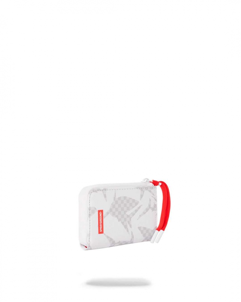 Sprayground Wallet SHARK PATTERN WALLET White White | AWTRZ7615