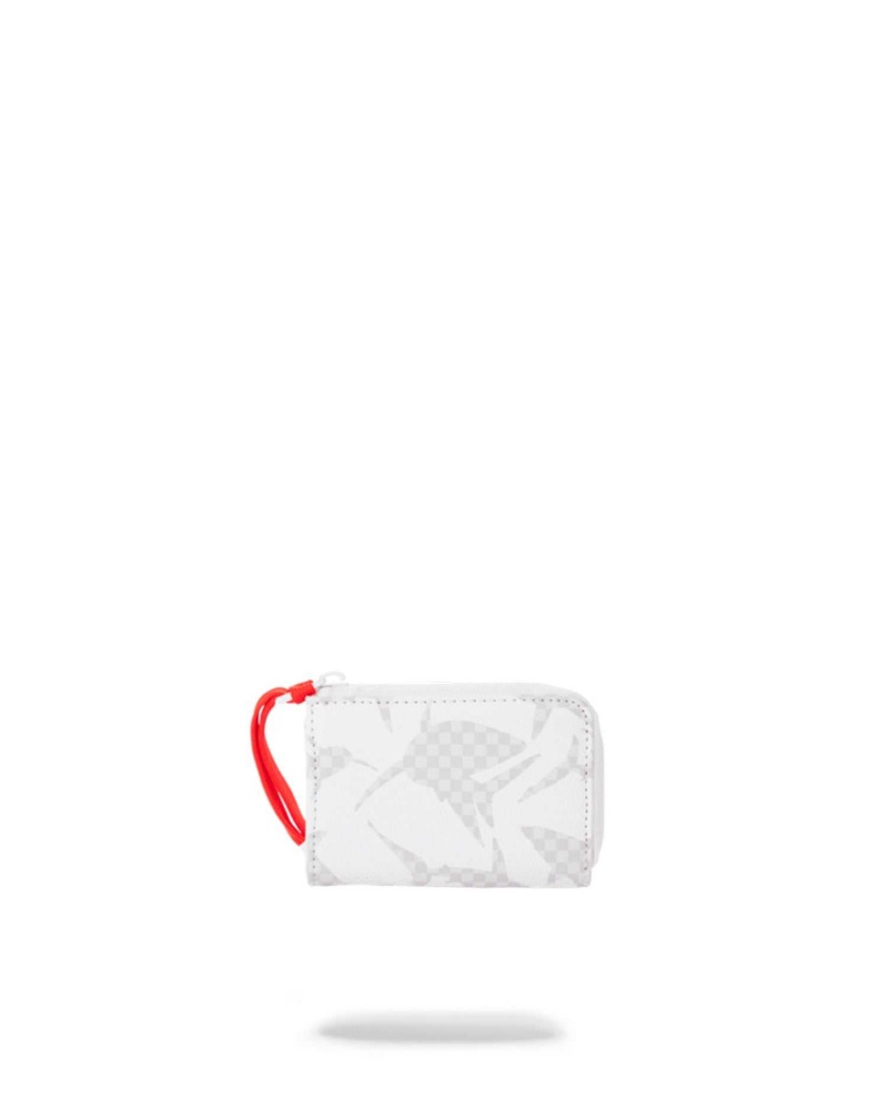 Sprayground Wallet SHARK PATTERN WALLET White White | AWTRZ7615