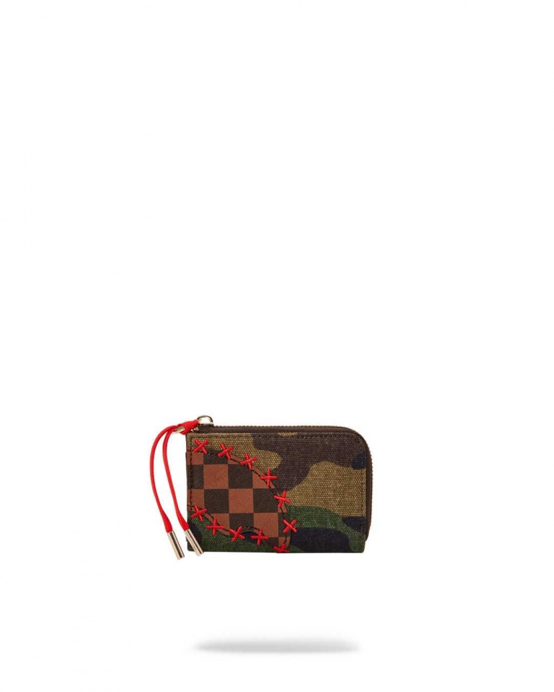 Sprayground Wallet SHARK SHAPE CHECK WALLET Green | DFXIQ7896