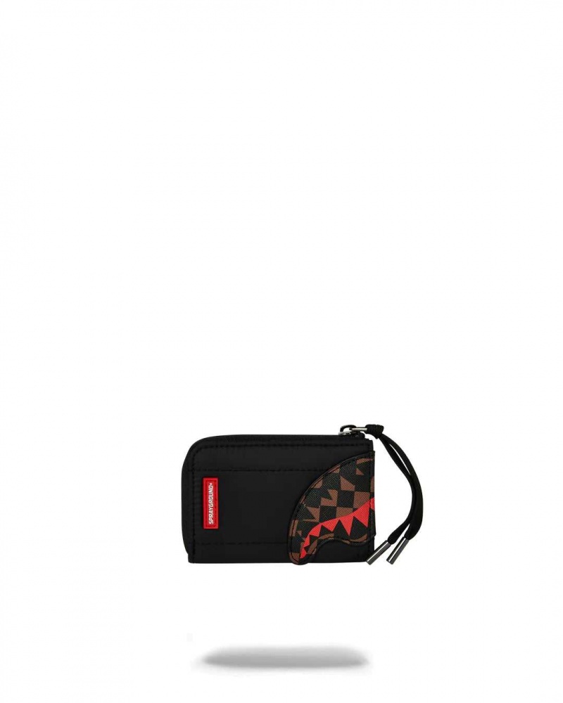 Sprayground Wallet SIP PUFFER WALLET Black | BUDGH7501