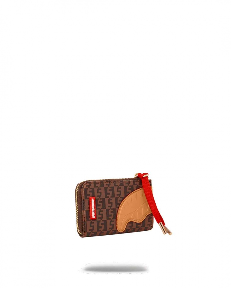 Sprayground Wallet SPLIT MONEY HENNEY WALLET Brown | KWELZ1780