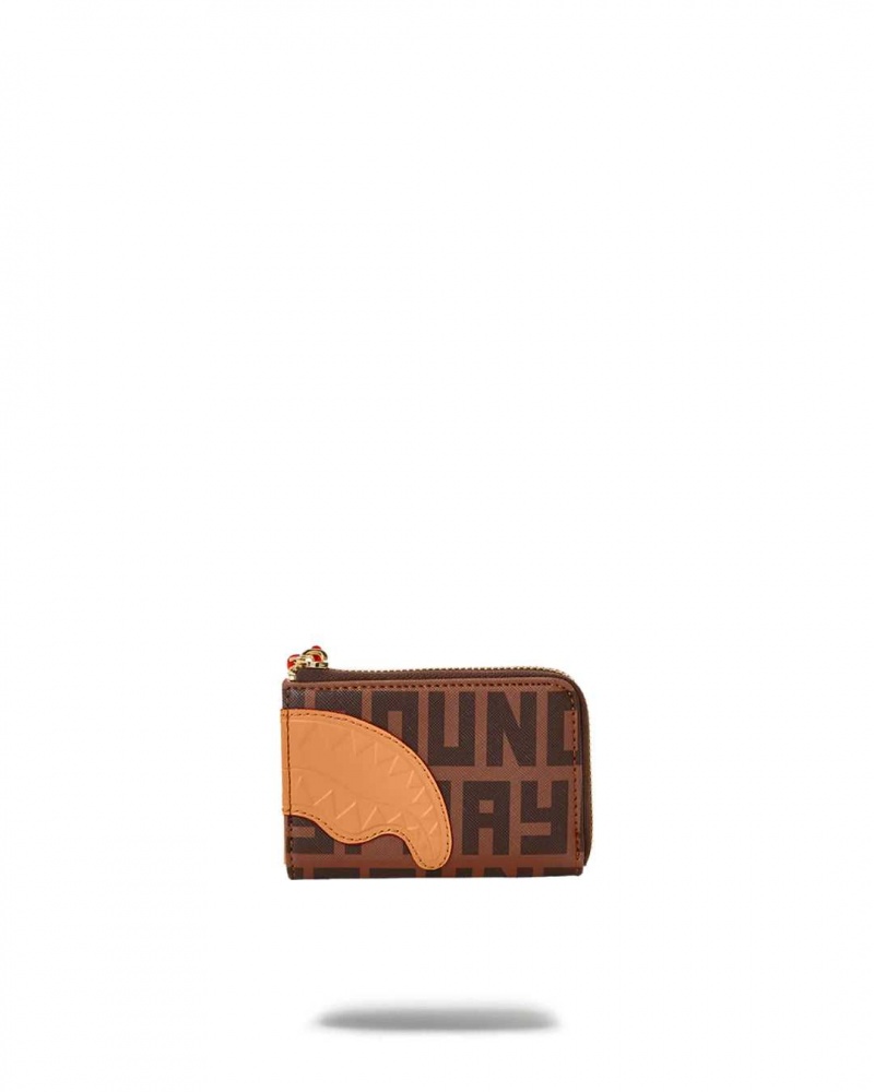 Sprayground Wallet SPLIT MONEY HENNEY WALLET Brown | KWELZ1780