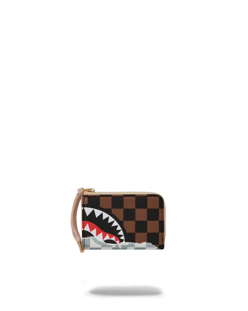 Sprayground Wallet TEARAWAY WALLET Brown | LGZQX6341