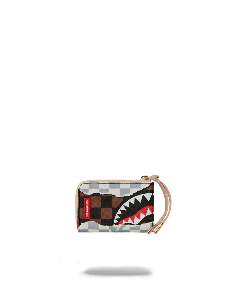 Sprayground Wallet TEARAWAY WALLET Brown | LGZQX6341