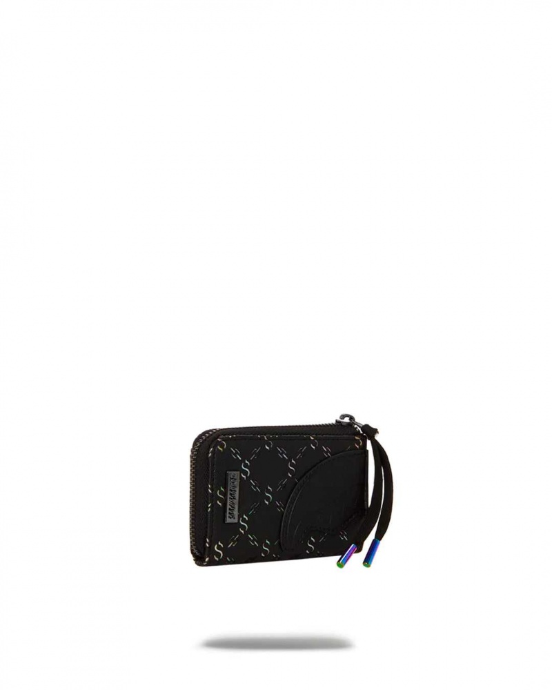 Sprayground Wallet TRIPPY MONEYGRAM WALLET Black | WGYNU9128