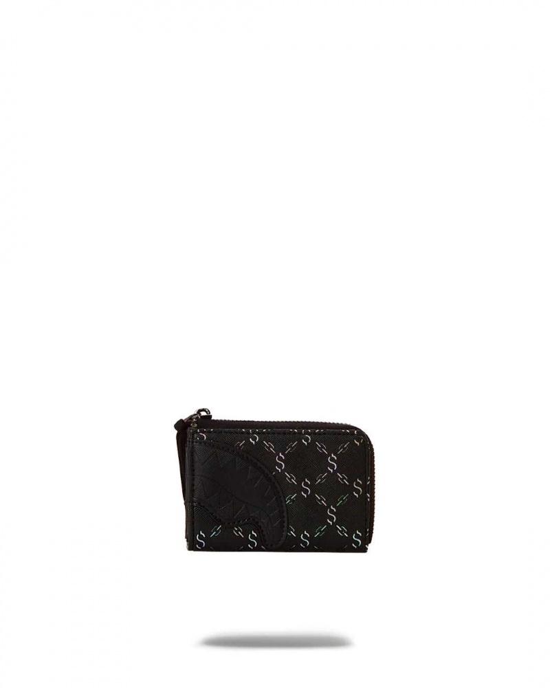 Sprayground Wallet TRIPPY MONEYGRAM WALLET Black | WGYNU9128