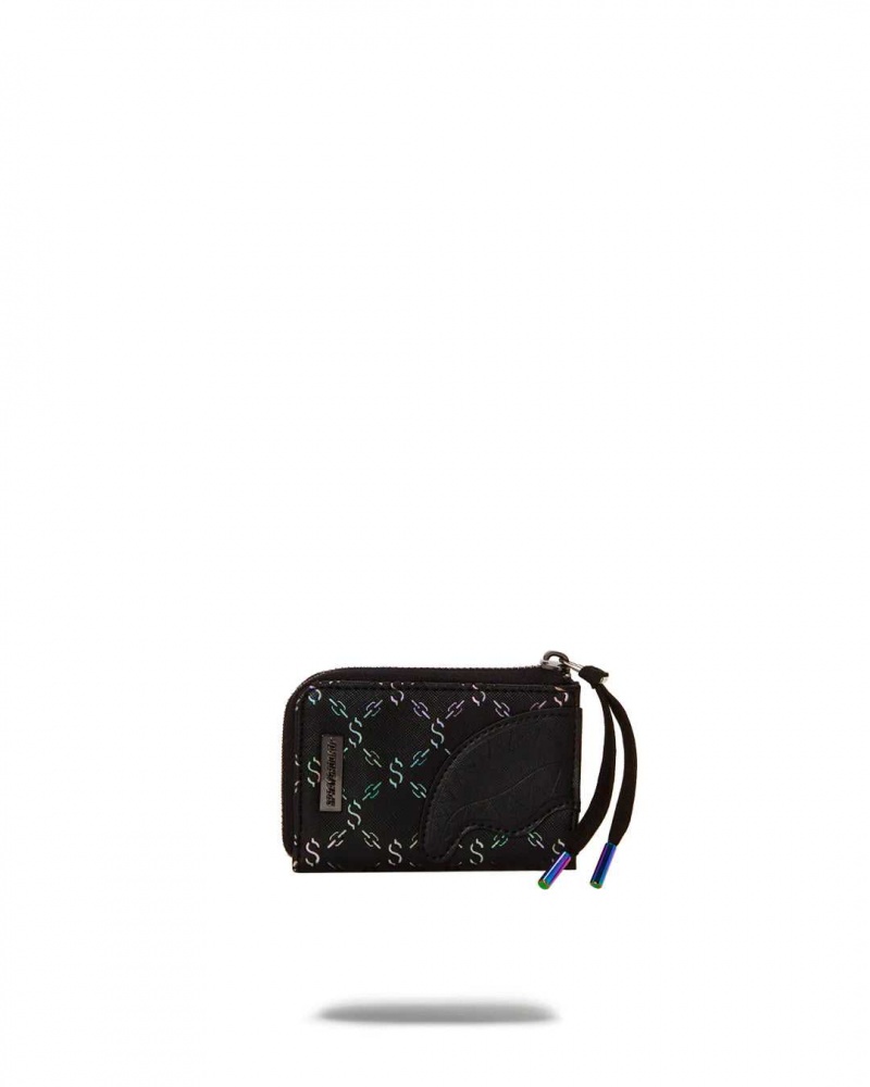 Sprayground Wallet TRIPPY MONEYGRAM WALLET Black | WGYNU9128