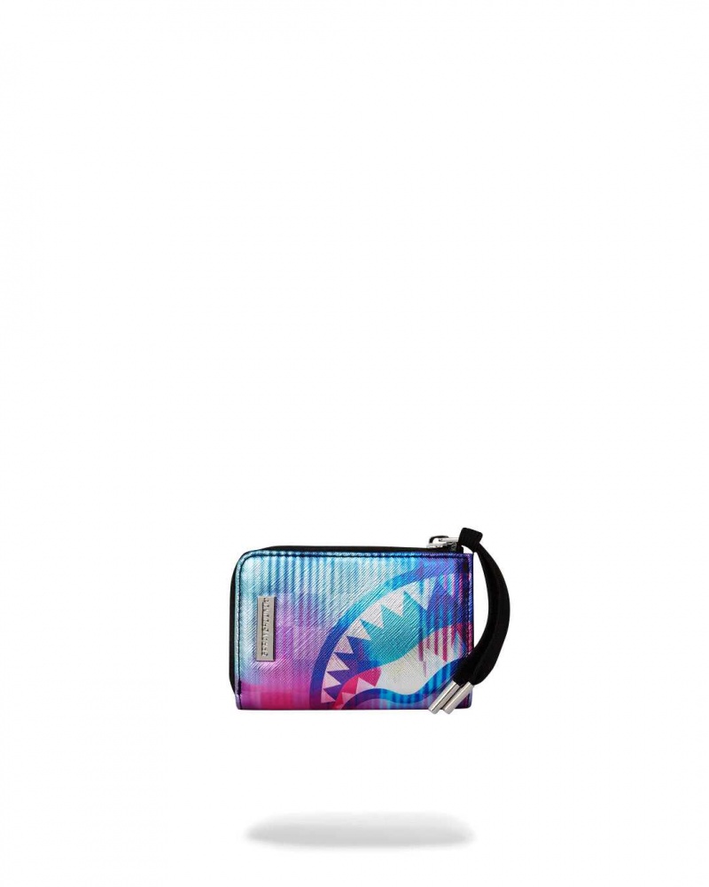 Sprayground Wallet TYE CHECK WALLET Purple | SNLAC7049