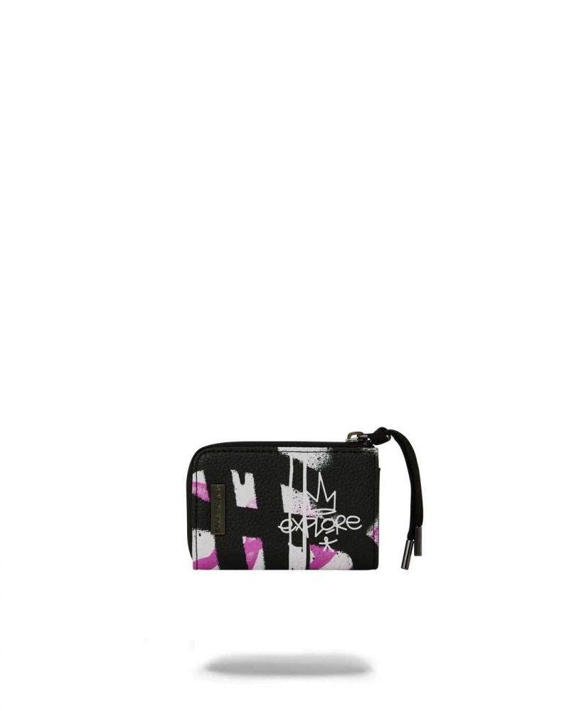 Sprayground Wallet VANDAL COUTURE WALLET Black | HTNUD1869